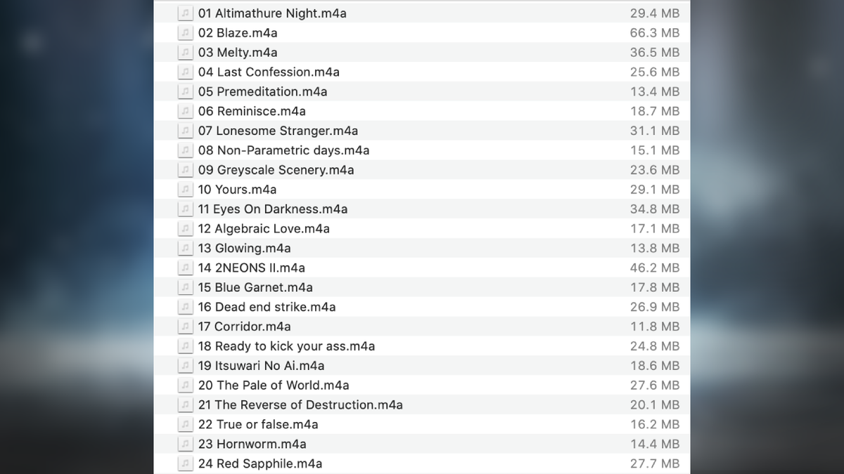 emotional melodies game music m4a list